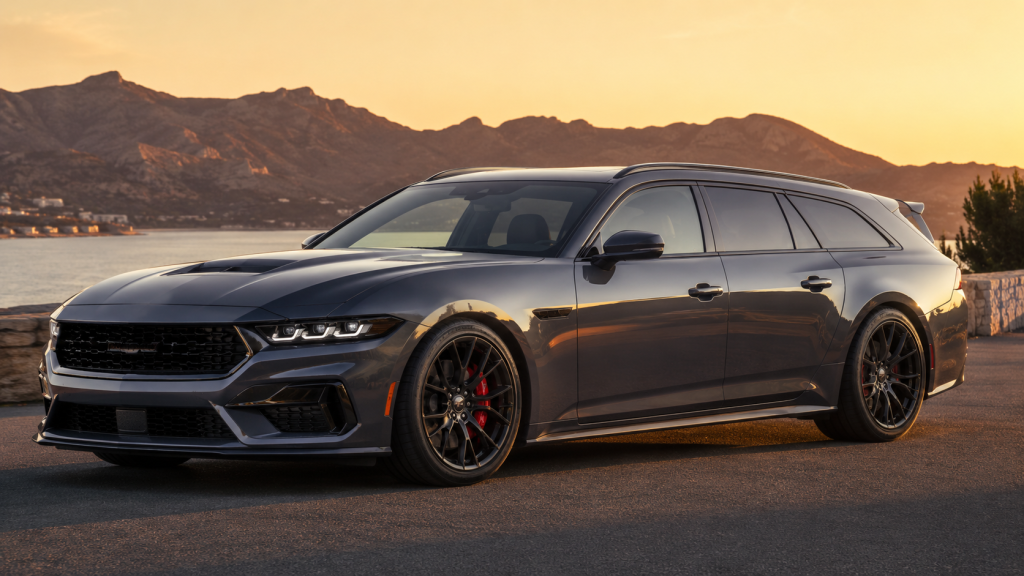 Conceptual Ford Mustang-inspired four-door performance wagon
